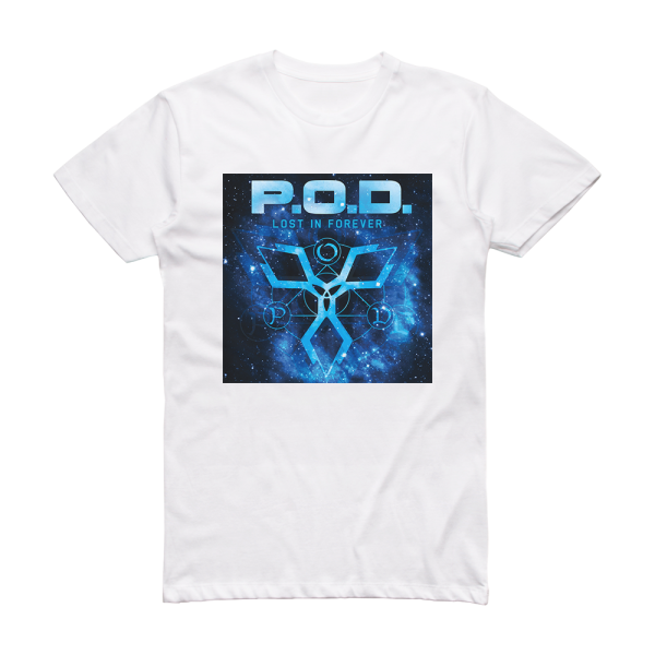 P O D Lost In Forever Scream Album Cover T-Shirt White