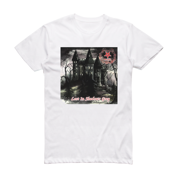 Morgul Lost In Shadows Grey Album Cover T-Shirt White