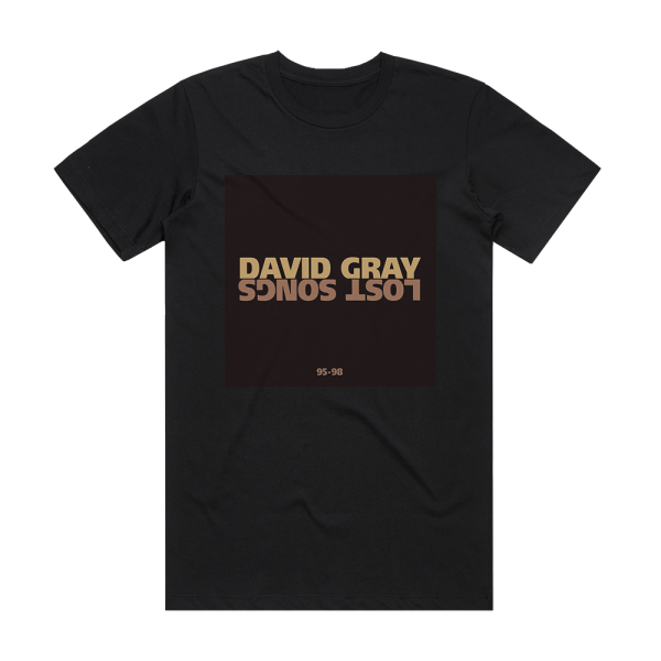 David Gray Lost Songs 95 98 Album Cover T-Shirt Black