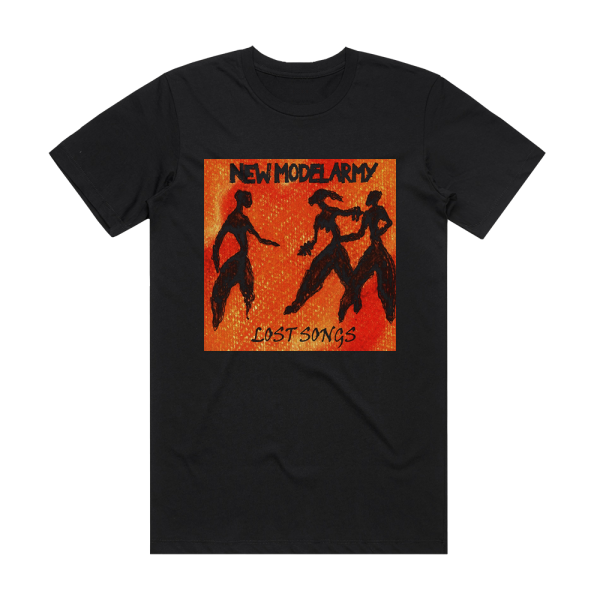 New Model Army Lost Songs Album Cover T-Shirt Black