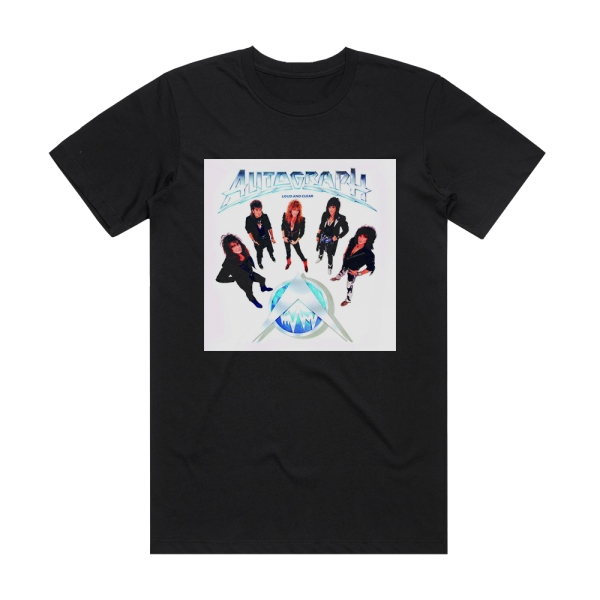 Autograph Loud And Clear Album Cover T-Shirt Black