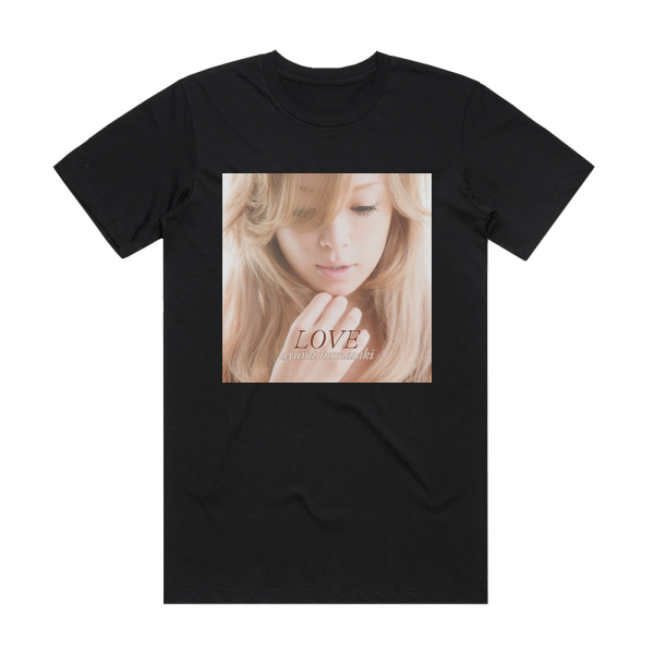 Ayumi Hamasaki Love Album Cover T-Shirt Black