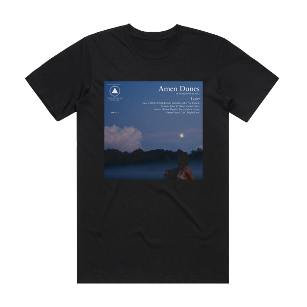 Amen Dunes Love Album Cover T-Shirt Black