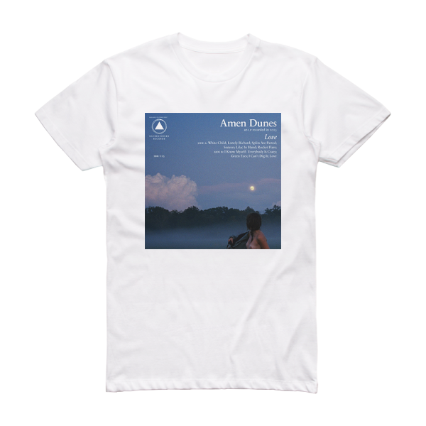 Amen Dunes Love Album Cover T-Shirt White