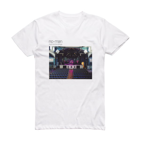 No-Man Love And Endings Album Cover T-Shirt White