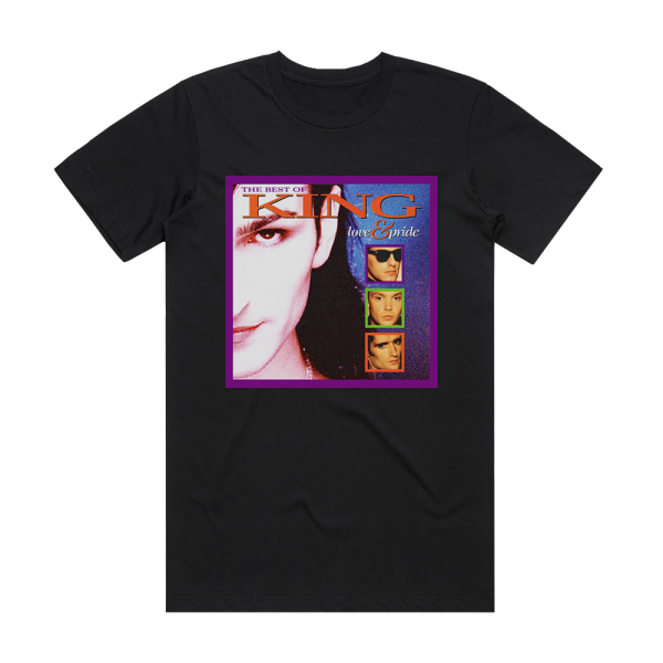 King Love And Pride The Best Of King Album Cover T-Shirt Black