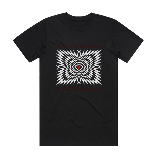 Love and Rockets Love And Rockets Album Cover T-Shirt Black