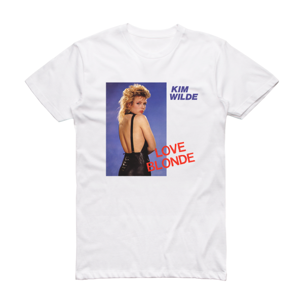 Kim Wilde Love Blonde Album Cover T-Shirt White