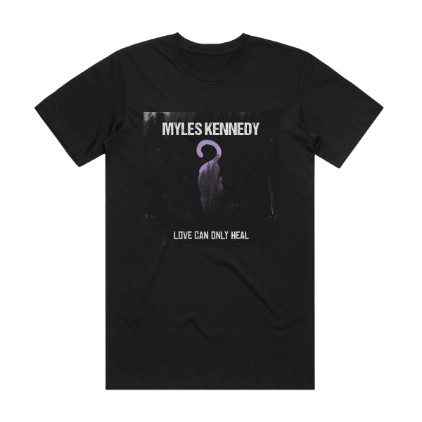 Myles Kennedy Love Can Only Heal Album Cover T-Shirt Black