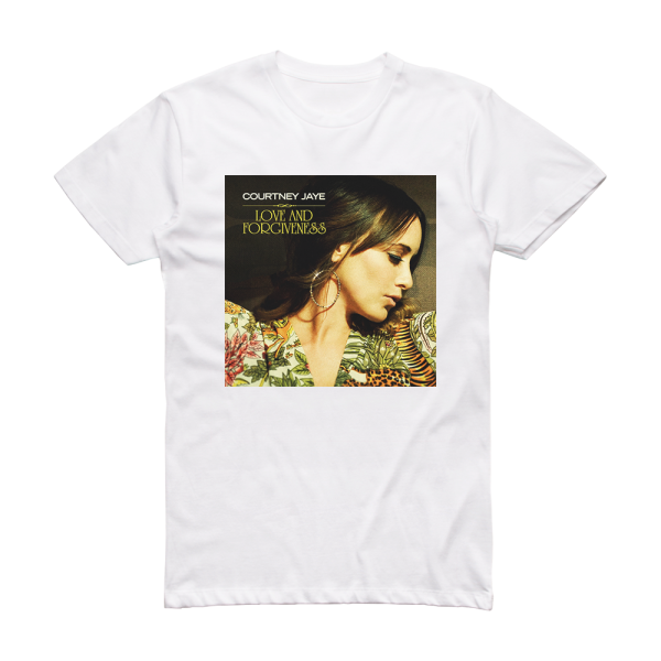 Courtney Jaye Love Forgiveness Album Cover T-Shirt White