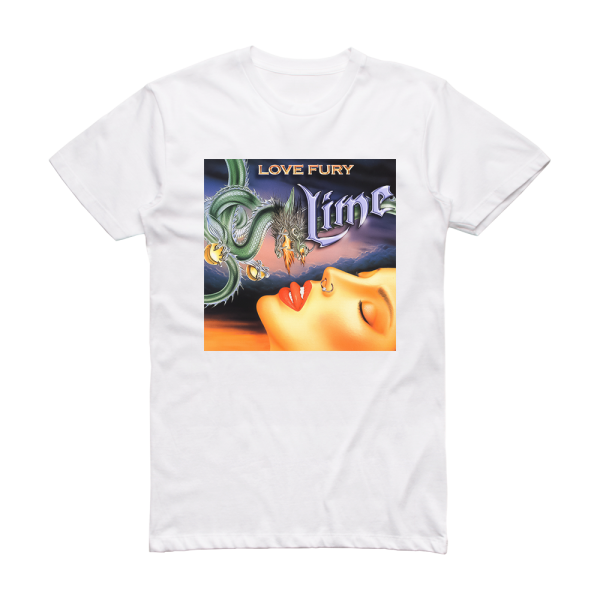 Lime Love Fury Album Cover T-Shirt White