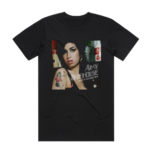 Amy Winehouse Love Is A Losing Game Album Cover T-Shirt Black