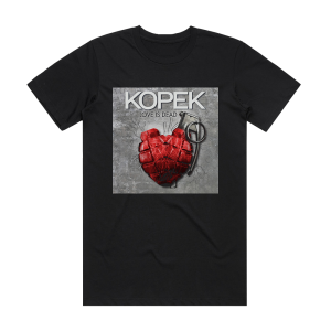 Kopek Love Is Dead Album Cover T-Shirt Black