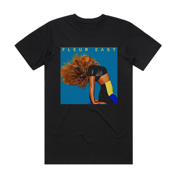 Fleur East Love Sax And Flashbacks Album Cover T-Shirt Black