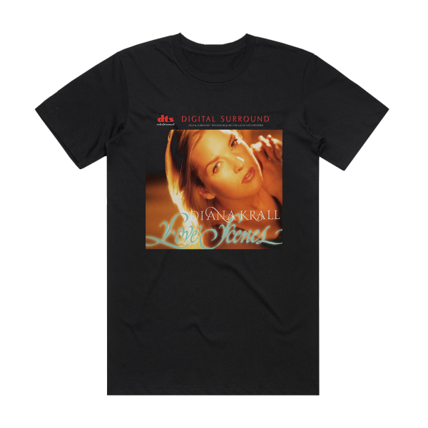 Diana Krall Love Scenes 1 Album Cover T-Shirt Black