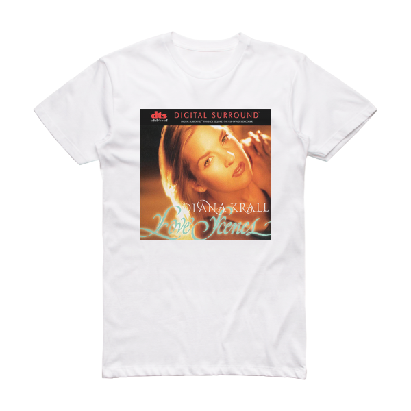 Diana Krall Love Scenes 1 Album Cover T-Shirt White