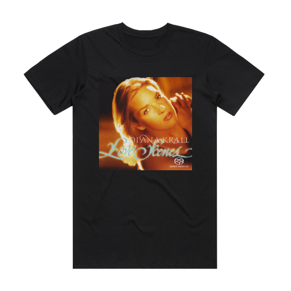 Diana Krall Love Scenes 2 Album Cover T-Shirt Black