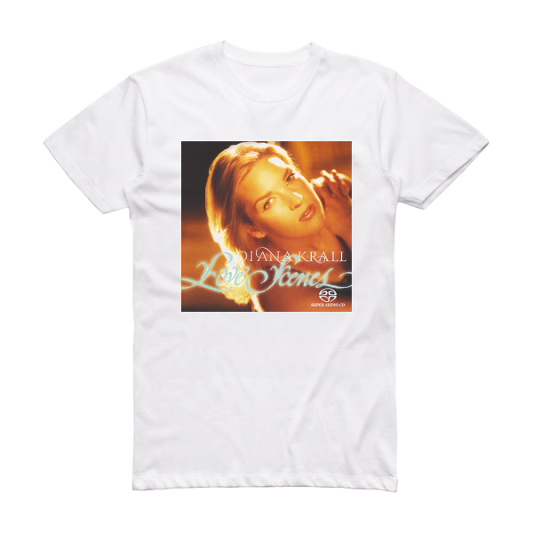 Diana Krall Love Scenes 2 Album Cover T-Shirt White