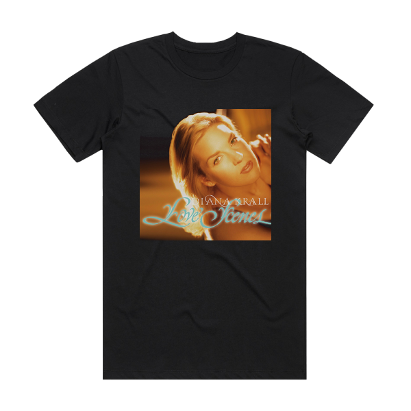 Diana Krall Love Scenes 3 Album Cover T-Shirt Black