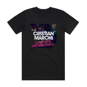 Cristian Marchi Love Sex American Express Album Cover T-Shirt Black