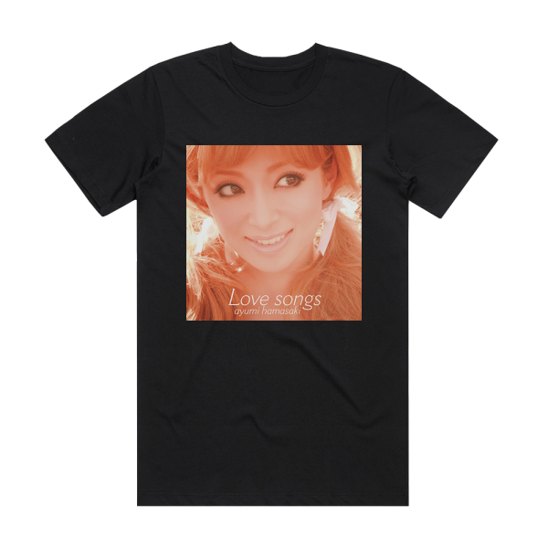 Ayumi Hamasaki Love Songs Album Cover T-Shirt Black