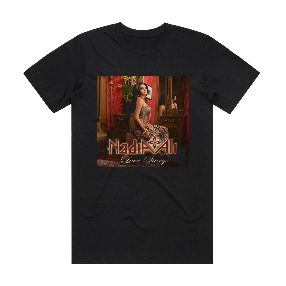 Nadia Ali Love Story Album Cover T-Shirt Black – ALBUM COVER T-SHIRTS