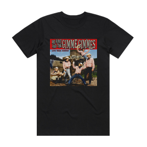 Me First and the Gimme Gimmes Love Their Country Album Cover T-Shirt Black