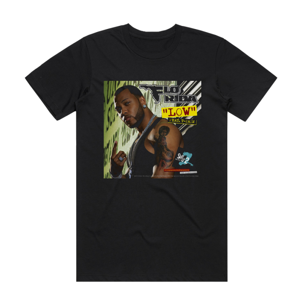 Flo Rida Low Album Cover T-Shirt Black