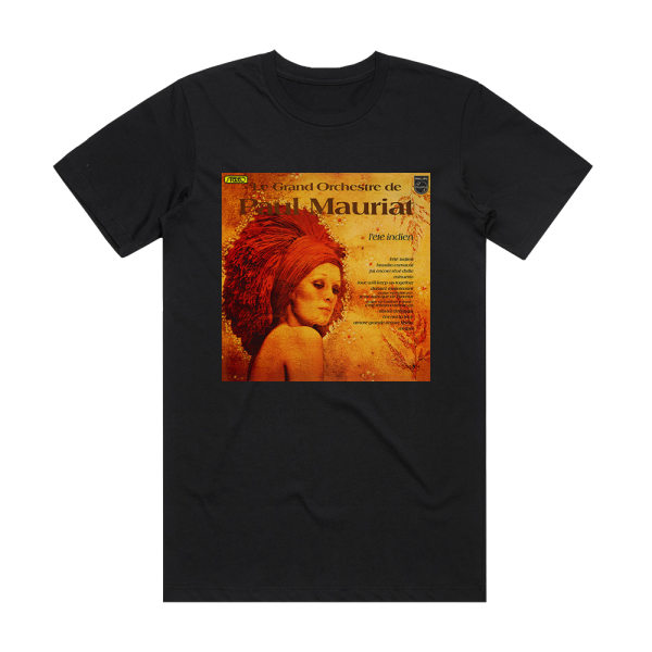 Paul Mauriat Lt Indien Album Cover T-Shirt Black