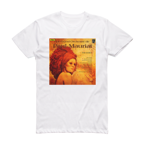 Paul Mauriat Lt Indien Album Cover T-Shirt White