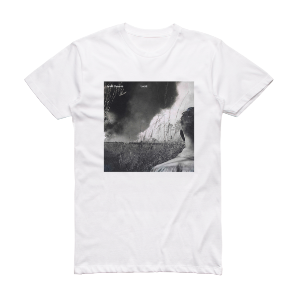 Matt Stevens Lucid Album Cover T-Shirt White