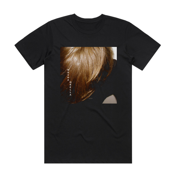 Masha Qrella Luck Album Cover T-Shirt Black