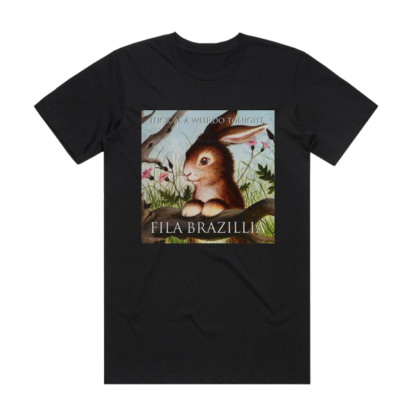 Fila Brazillia Luck Be A Weirdo Tonight Album Cover T-Shirt Black