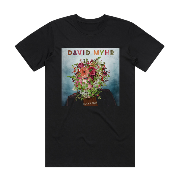 David Myhr Lucky Day Album Cover T-Shirt Black