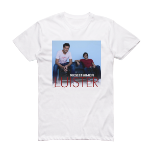 Nick and Simon Luister Album Cover T-Shirt White