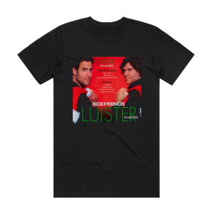 Nick and Simon Luister Kersteditie Album Cover T-Shirt Black