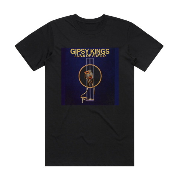 Gipsy Kings Luna De Fuego Album Cover T-Shirt Black