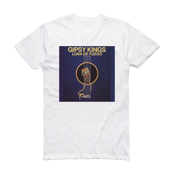 Gipsy Kings Luna De Fuego Album Cover T-Shirt White