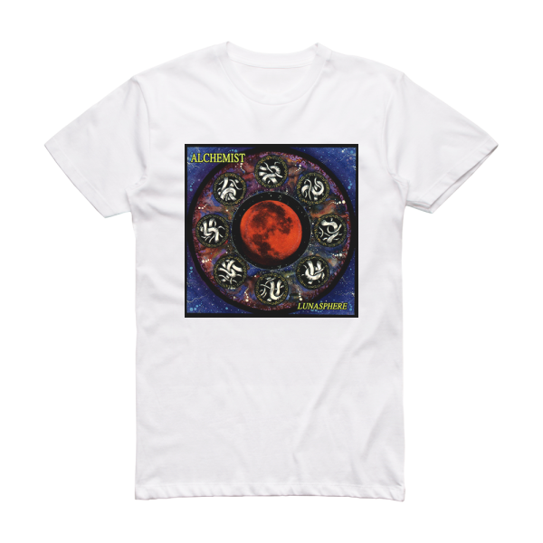 Alchemist Lunasphere Album Cover T-Shirt White