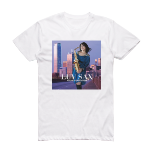 Kaori Kobayashi Luv Sax Album Cover T-Shirt White