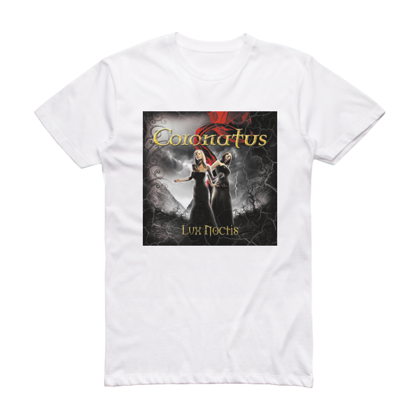 Coronatus Lux Noctis Album Cover T-Shirt White
