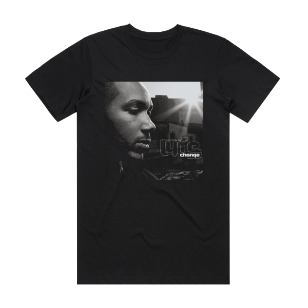 Lyfe Jennings Lyfe Change Album Cover T-Shirt Black