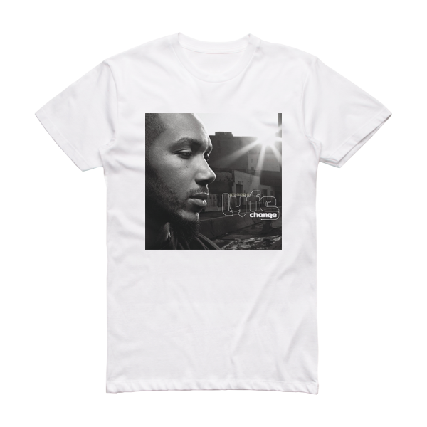 Lyfe Jennings Lyfe Change Album Cover T-Shirt White