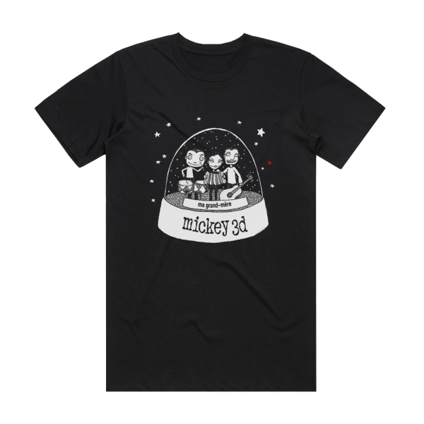 Mickey 3D Ma Grand Mre Album Cover T-Shirt Black