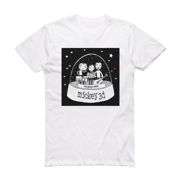 Mickey 3D Ma Grand Mre Album Cover T-Shirt White