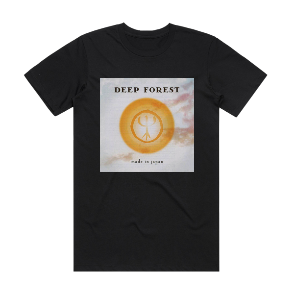 Deep Forest Made In Japan Album Cover T-Shirt Black