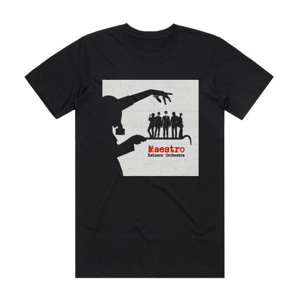 Kaizers Orchestra Maestro 2 Album Cover T-Shirt Black