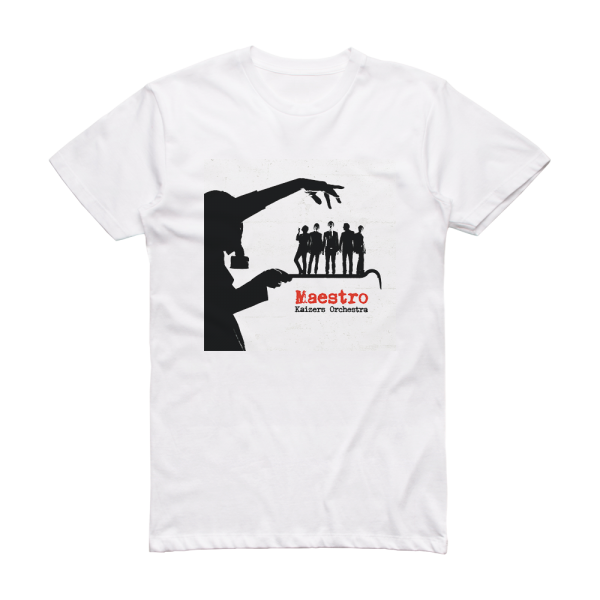 Kaizers Orchestra Maestro 2 Album Cover T-Shirt White