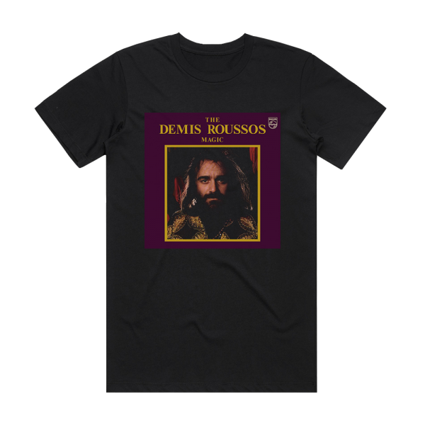 Demis Roussos Magic Album Cover T-Shirt Black