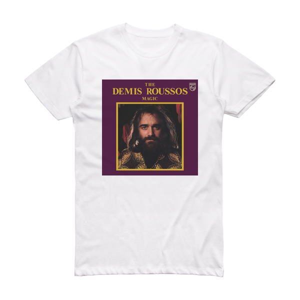 Demis Roussos Magic Album Cover T-Shirt White